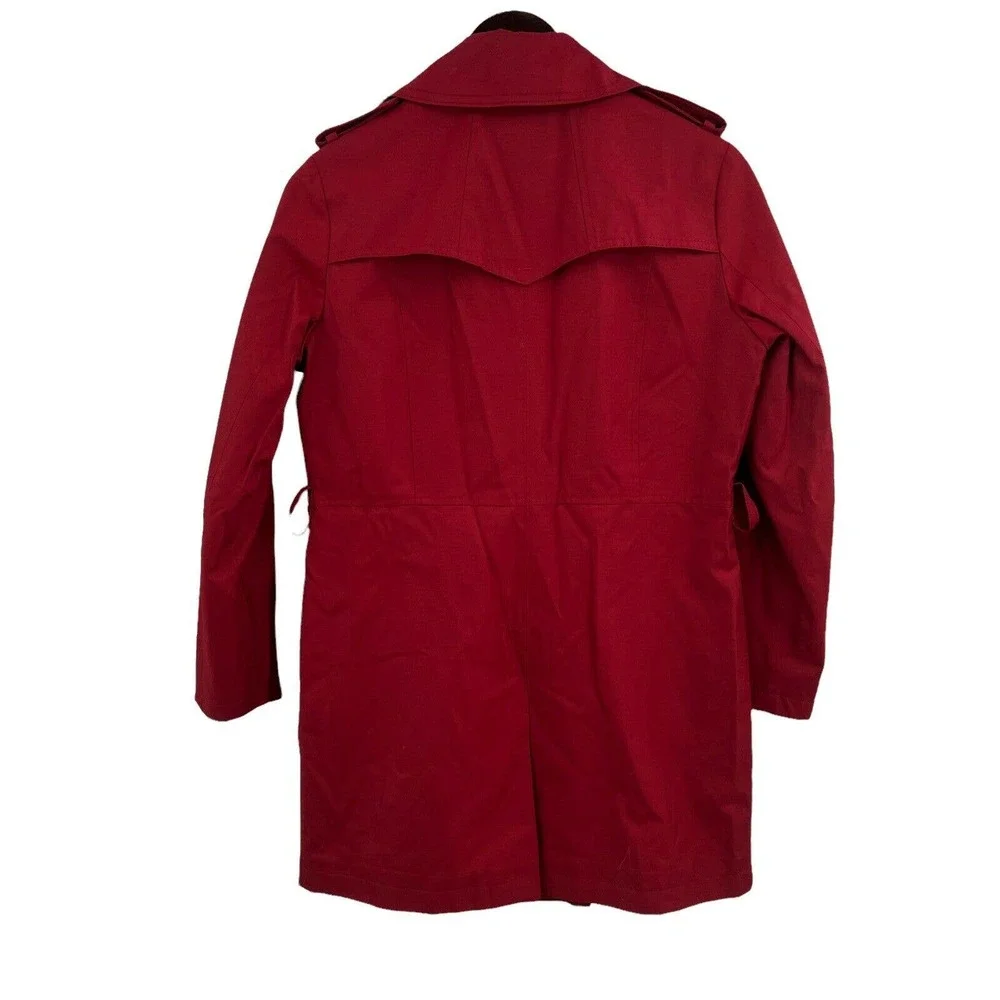 Sam Edelman Red Trench‎ Size XS New